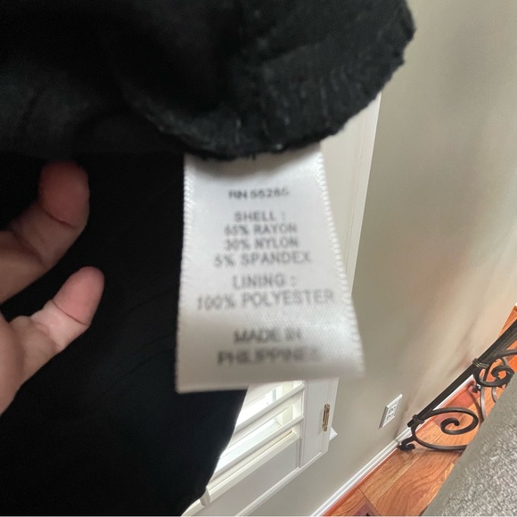 Express Black Bodycon Mini Dress V-Neck Sleeveless - Picture 5 of 5